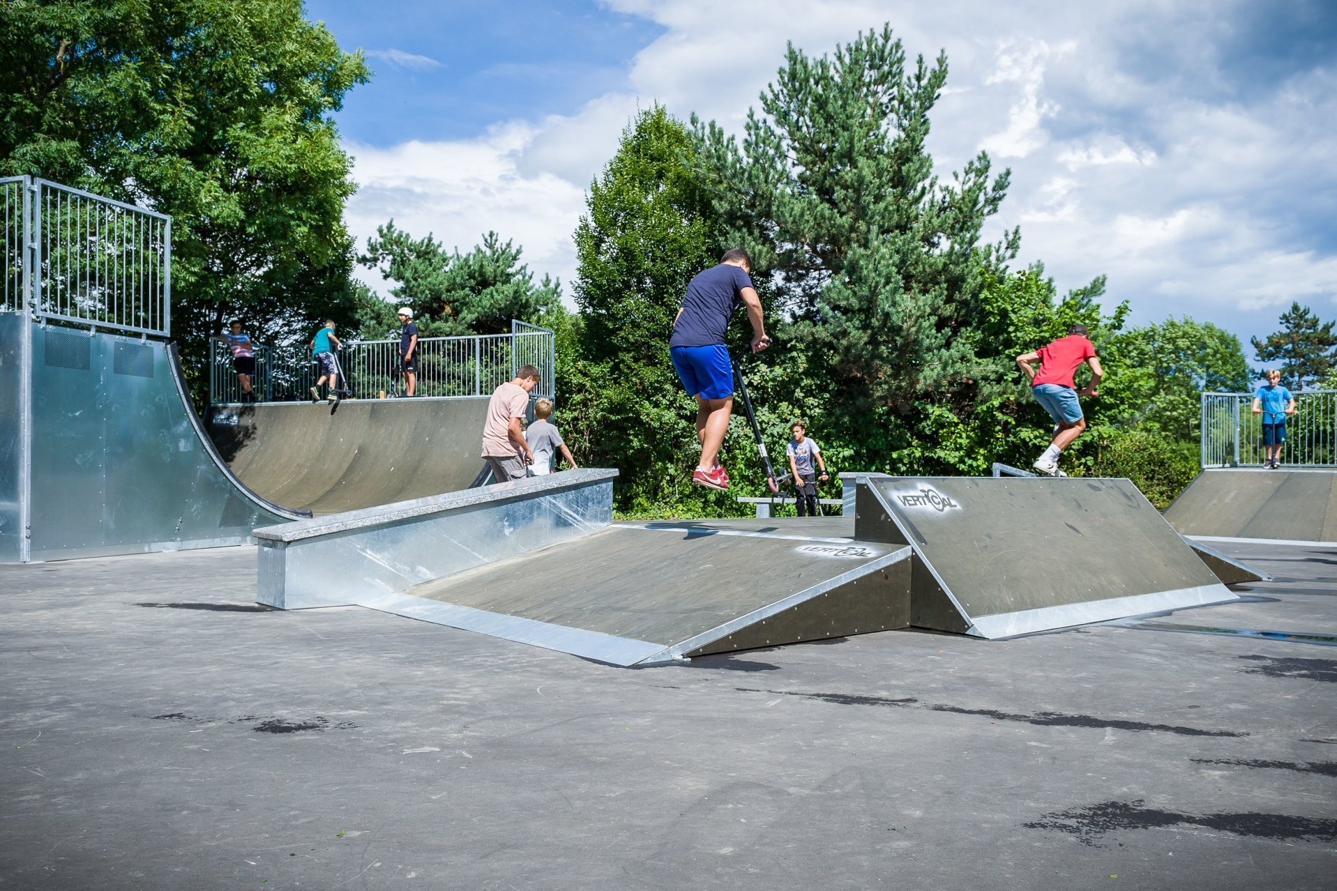 Skatepark, parc de Vertou © Olivier Bohren